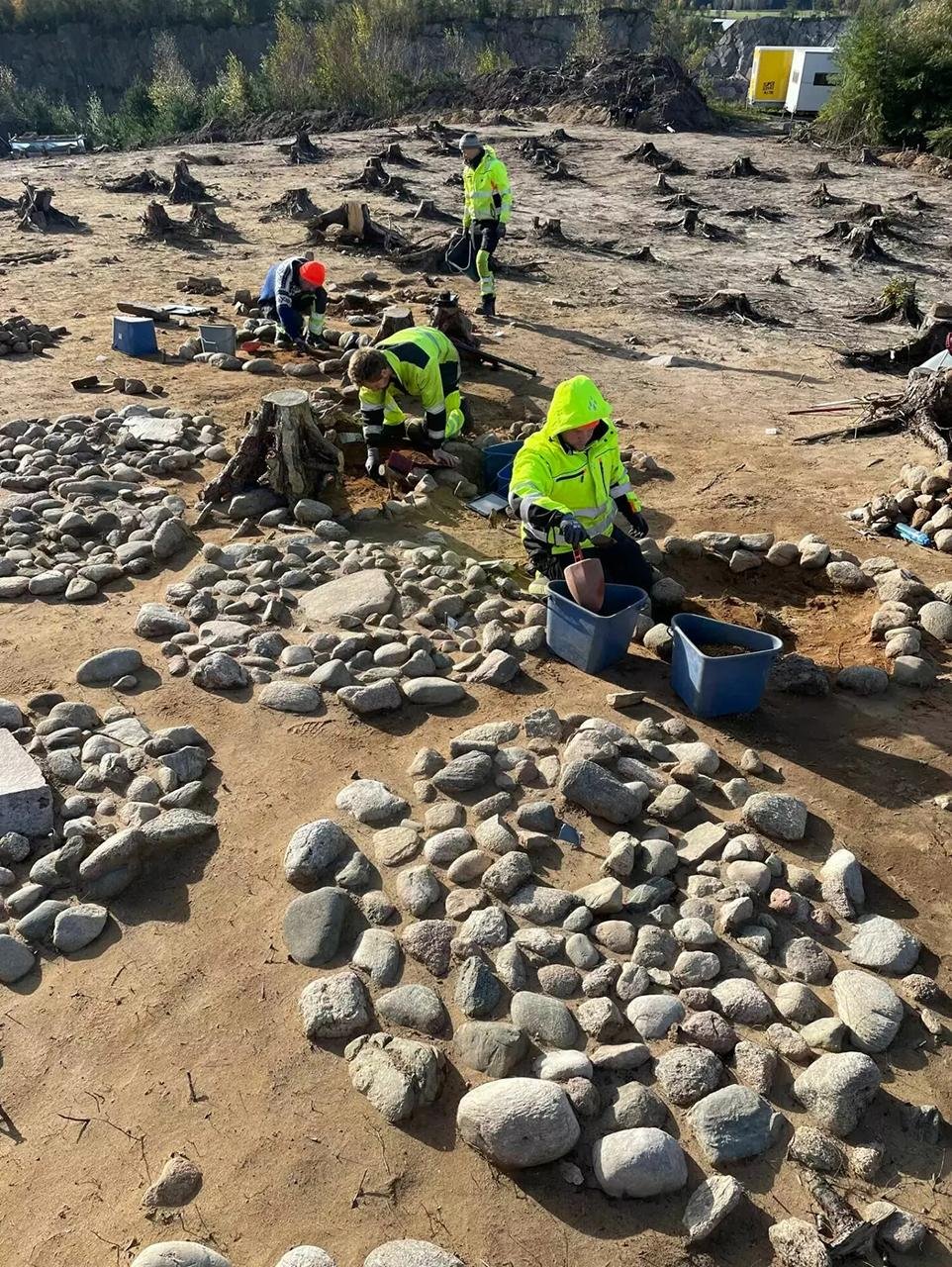 Over 30 circular stone formations with children’s cremated remains uncovered in Norway