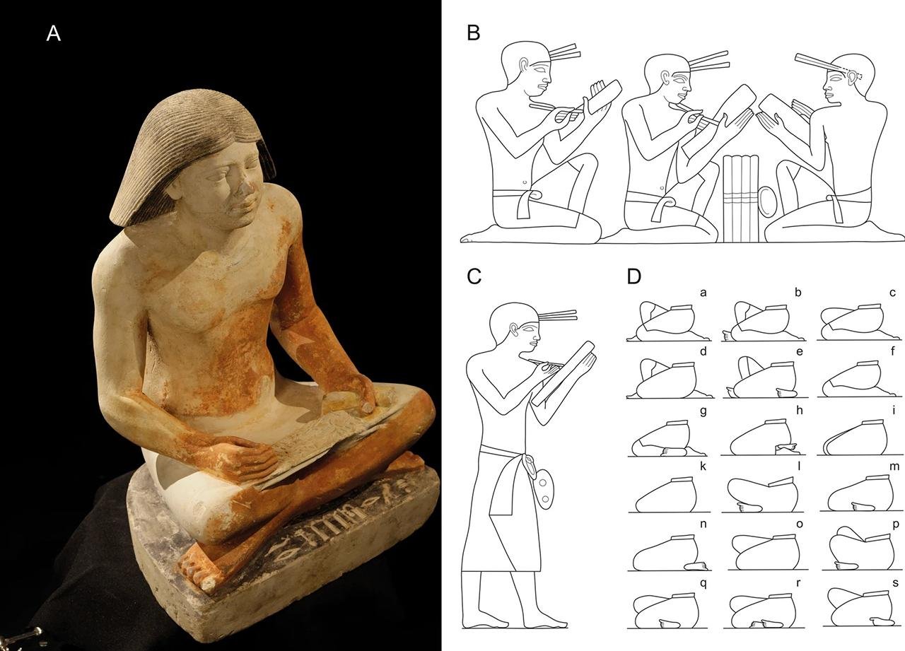 Ancient Egyptian scribes faced occupational hazards, study finds