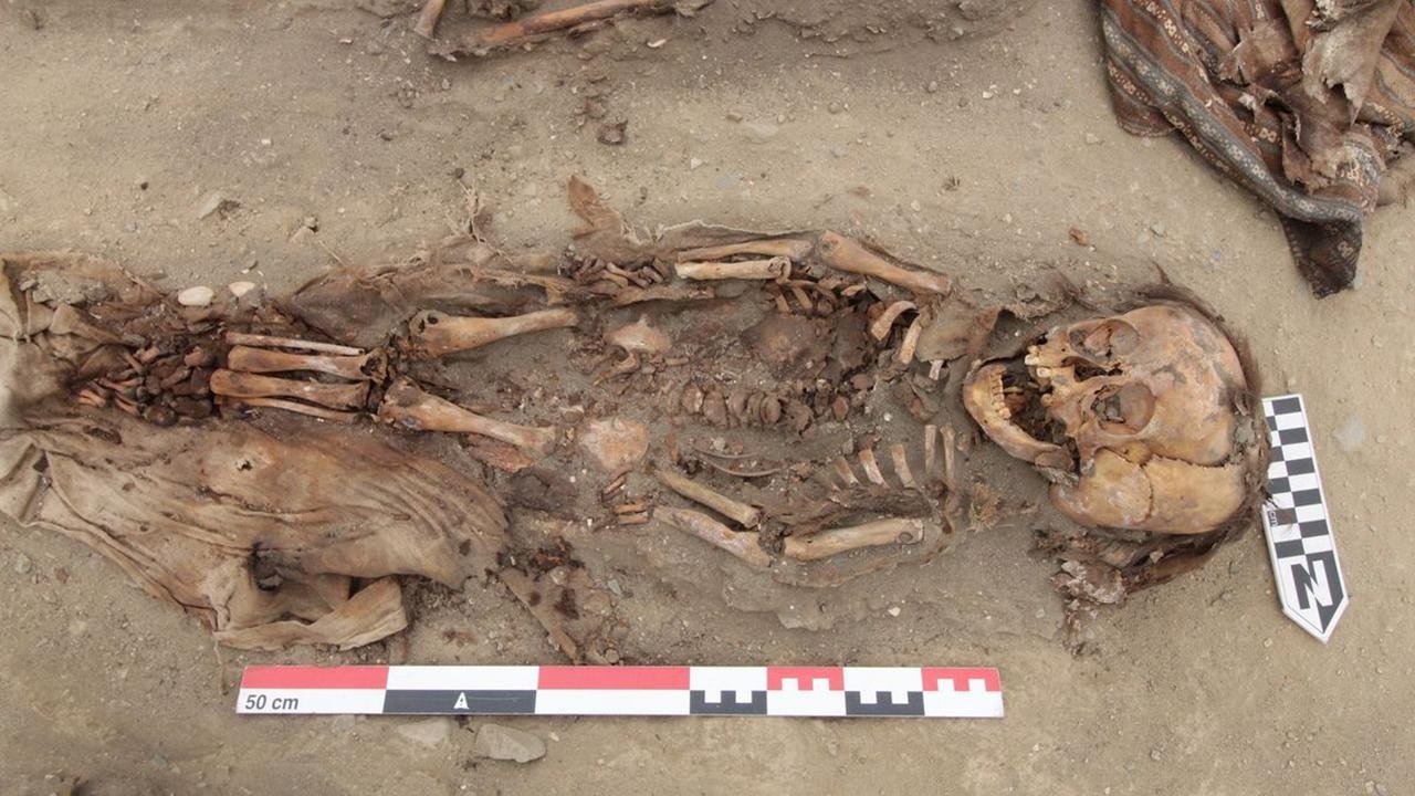 Archaeologists uncover 500-year-old Inca children's skeletons showing evidence of smallpox